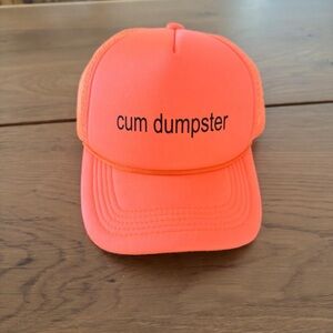 NEW Neon Orange Funny Trucker Hat